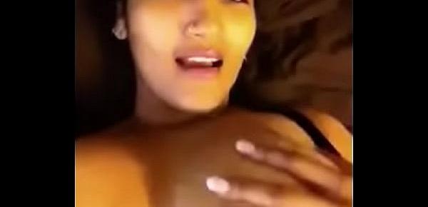  My NRI Girlfriend Showing her Peirced Nipple